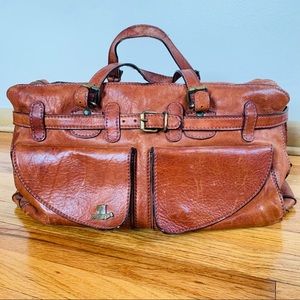 Vintage Pielle Sacs Leather Duffel Bag